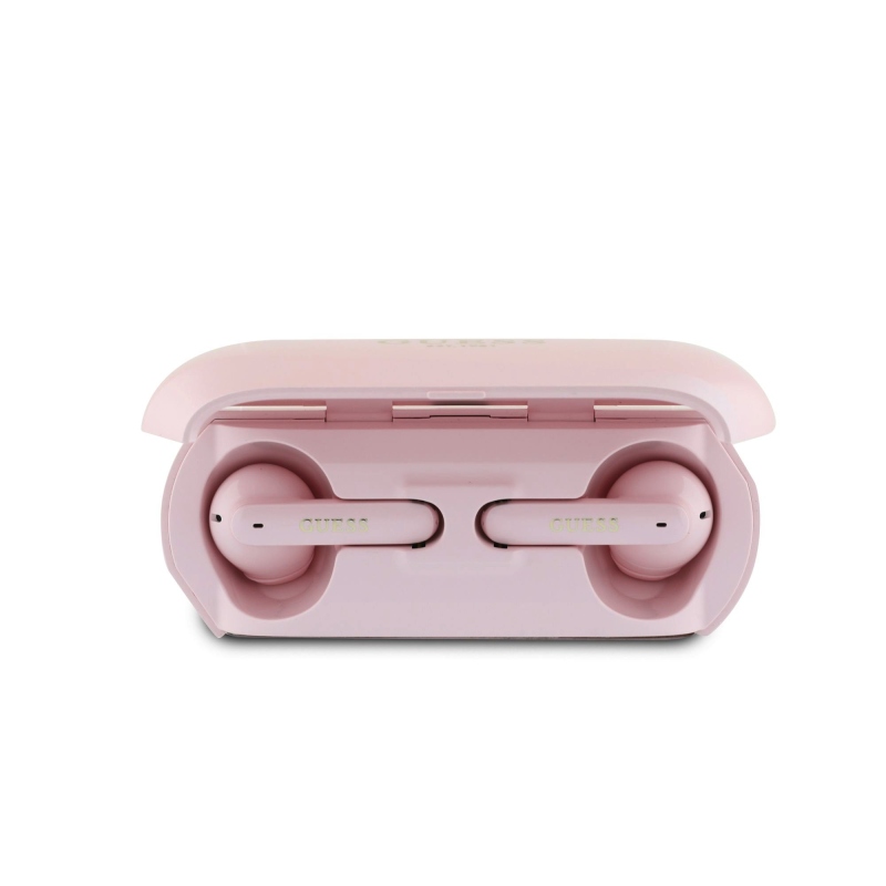 Guess Elongated Metallic ENC TWS Bezdrátová Sluchátka Pink