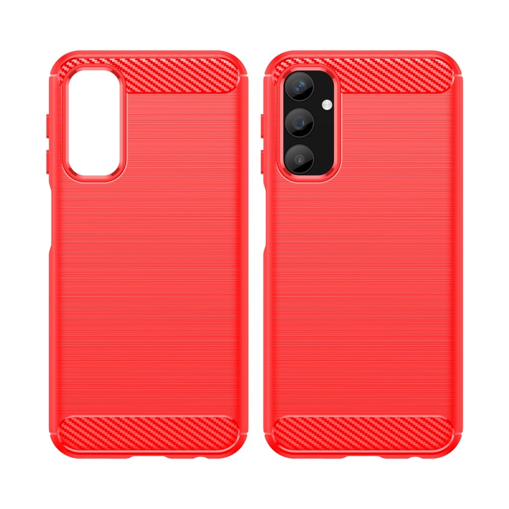Carbon odolný gelový obal na Samsung Galaxy A25 5G - červený