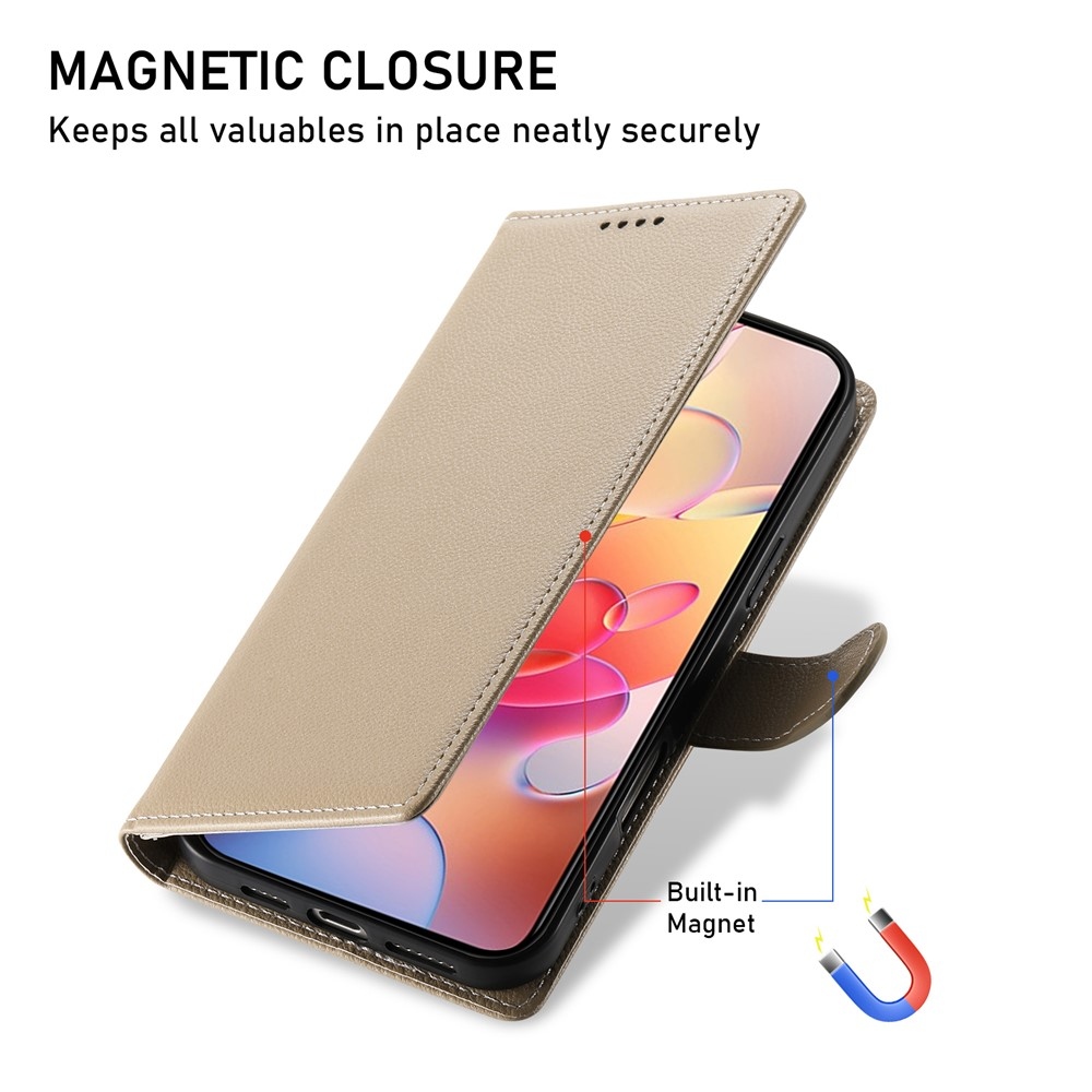 Snap knížkové pouzdro na Samsung Galaxy A17 5G - béžové