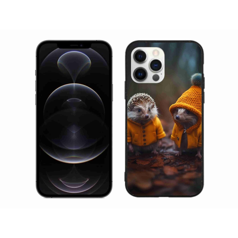 Gelový kryt mmCase na iPhone 12 Pro Max - ježci