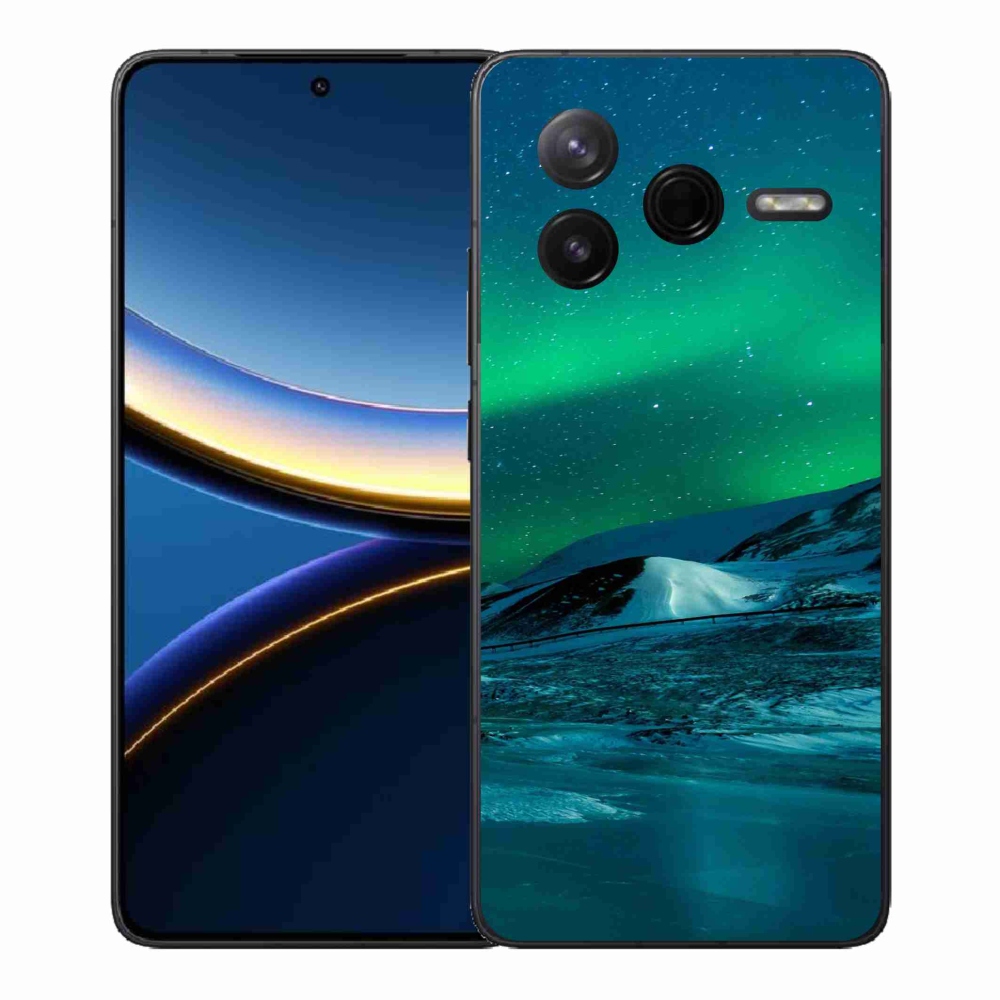Gelový kryt mmCase na Xiaomi Poco F7 Pro - polární záře