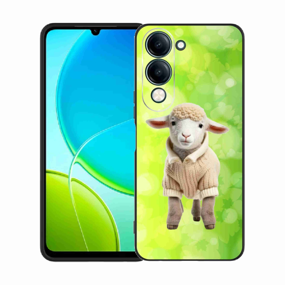Gelový kryt mmCase na Vivo Y29s 5G - jehně ve svetru