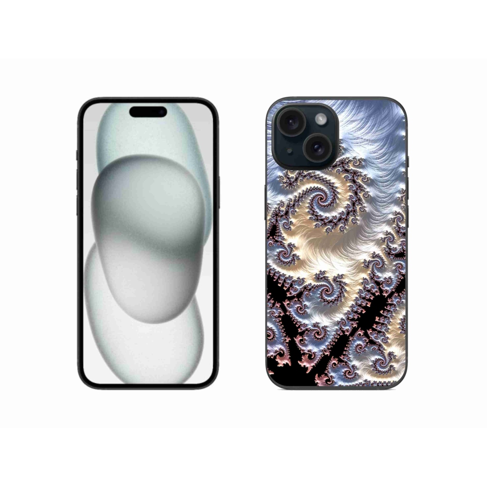 Gelový kryt mmCase na iPhone 15 - abstraktní motiv 22