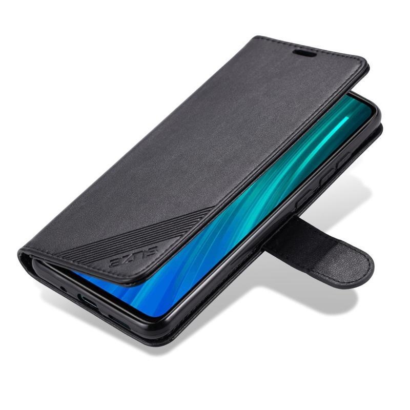 Cell PU kožené peněženkové pouzdro na mobil Xiaomi Redmi 9C - černé