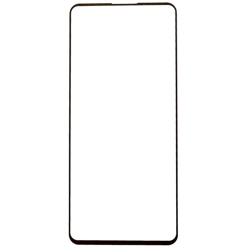 Celoplošné tvrzené sklo na mobil Honor X8a - černé