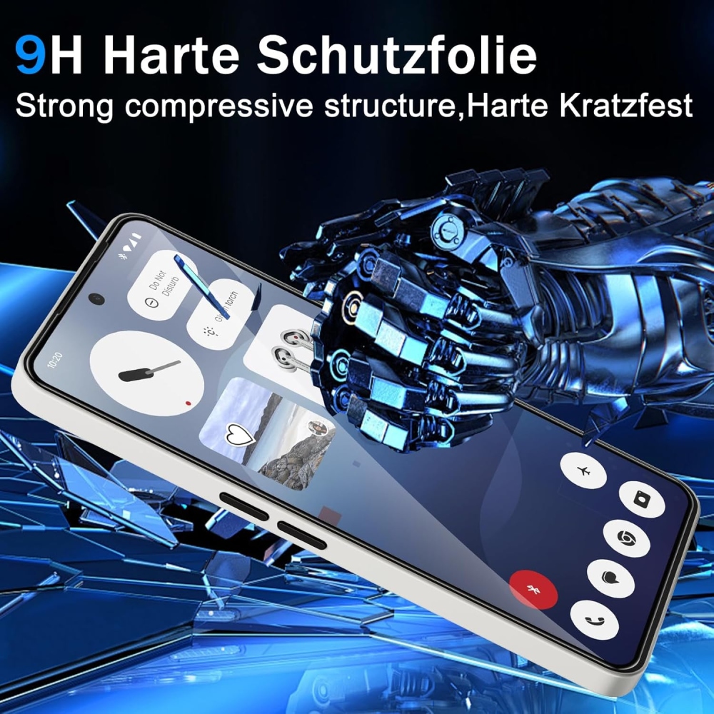 Celoplošné tvrzené sklo na mobil Nothing Phone (4a)