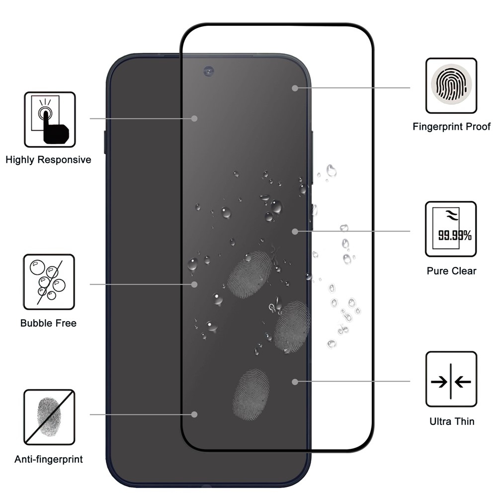 Celoplošné tvrzené sklo na mobil OnePlus 15 5G