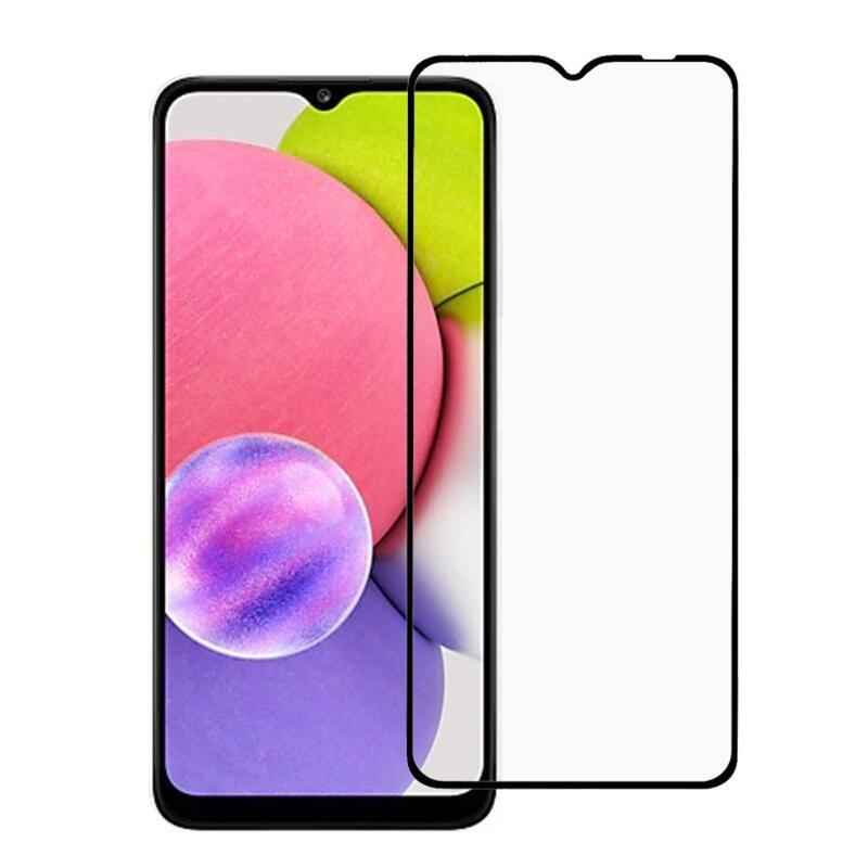 Celoplošné tvrzené sklo na mobil Samsung Galaxy A03s (166.6 x 75.9 x 9.1mm)
