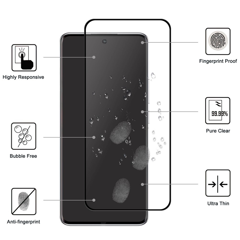 Celoplošné tvrzené sklo na mobil Xiaomi Redmi Note 17 4G/5G