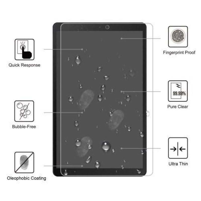 Celoplošné tvrzené sklo na tablet Samsung Galaxy Tab A 10.1 (2019) SM-T515