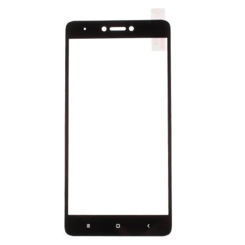 Celoplošné tvrzené sklo na Xiaomi Redmi Note 4X - černý lem