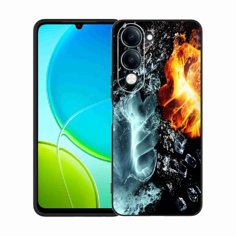 Gelový kryt mmCase na Vivo Y29s 5G - voda a oheň