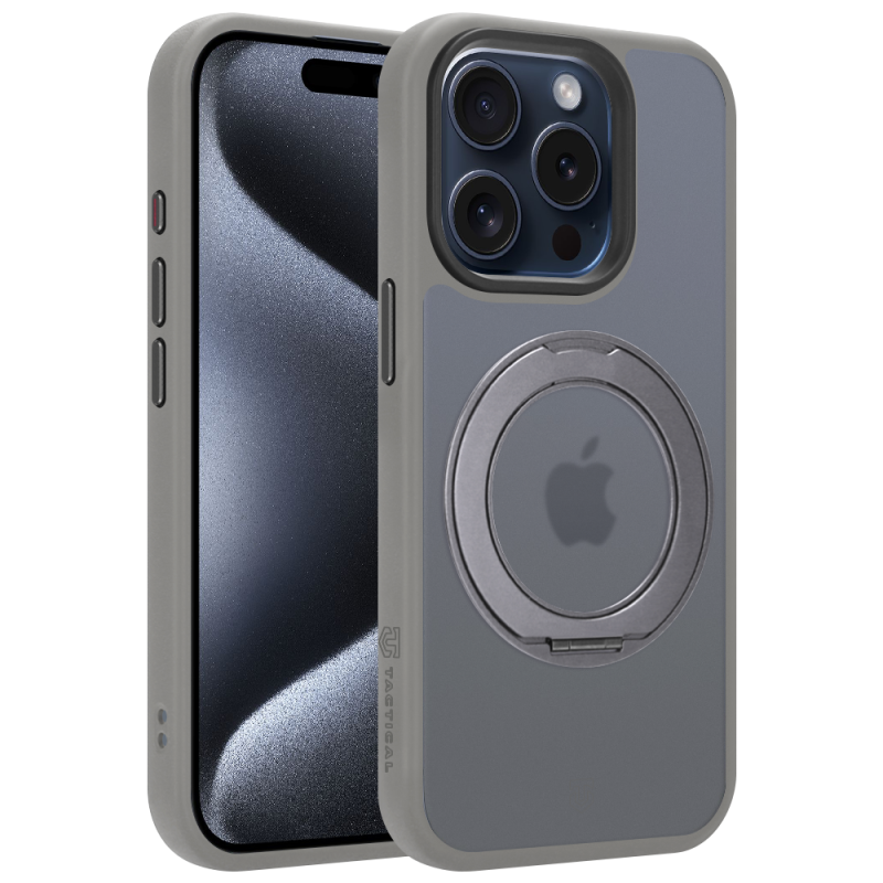 Tactical MagForce Hyperstand Kryt pro Apple iPhone 15 Pro Light Grey