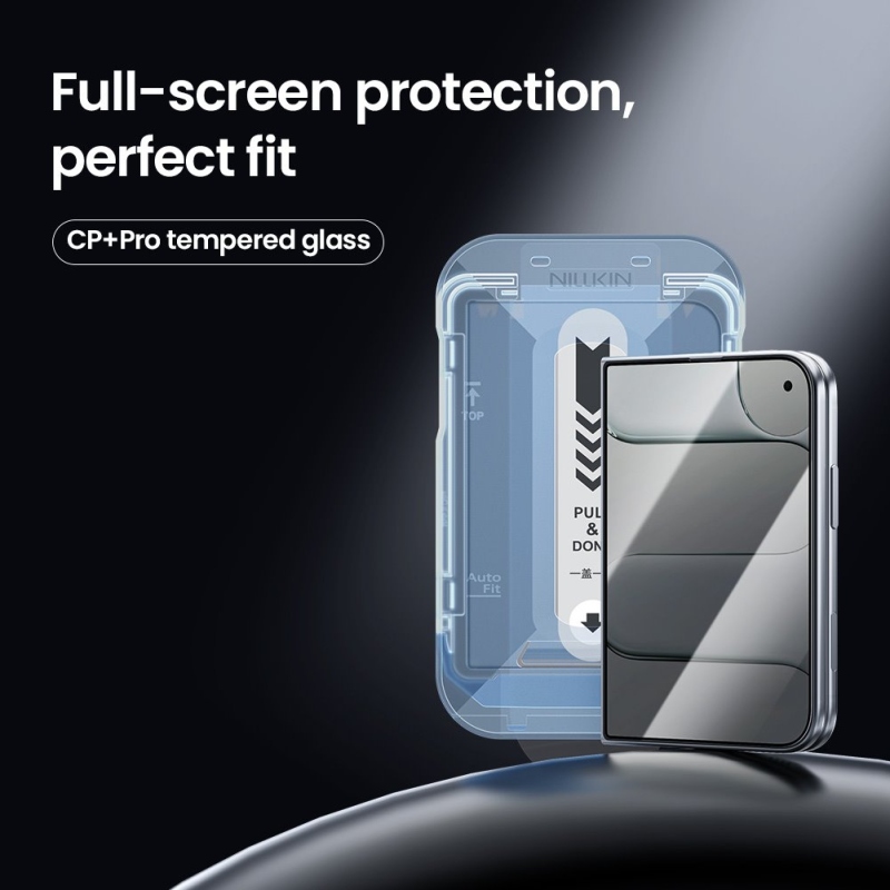 Nillkin Tvrzené Sklo 2.5D CP+ PRO Black pro Apple iPhone Duo (s aplikátorem) (Vnější)