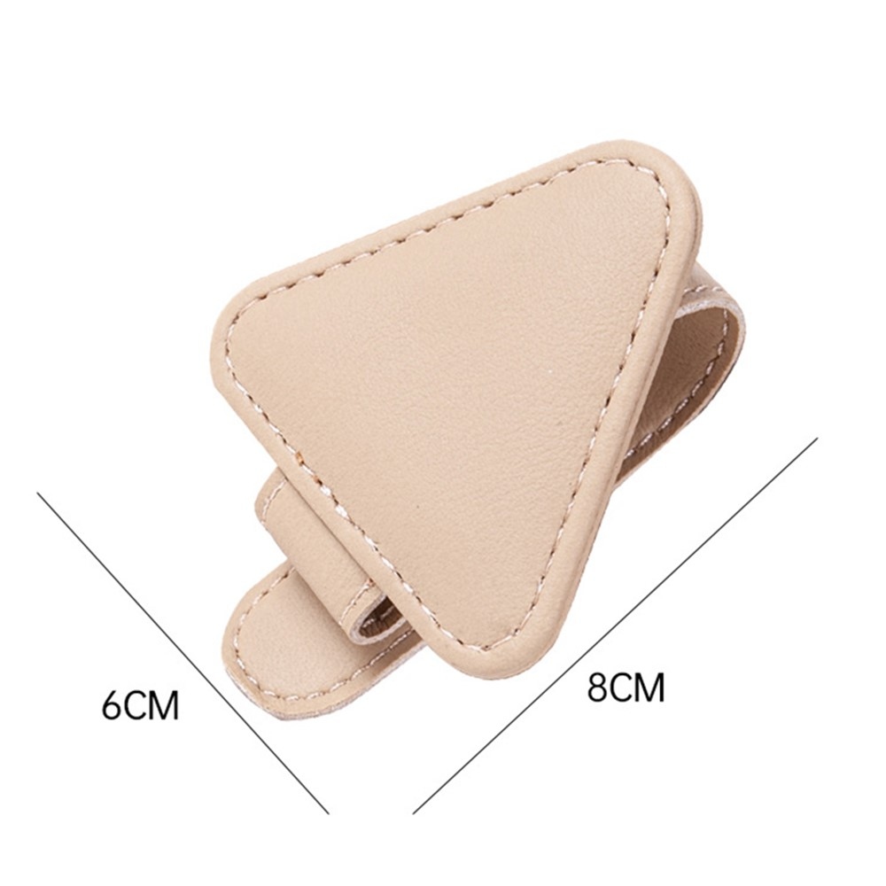 Magnetický klip na brýle pro uchycení na sluneční clonu - béžový