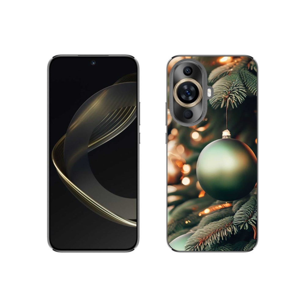 Gelový kryt mmCase na Huawei Nova 11 - vánoční ozdoby 1