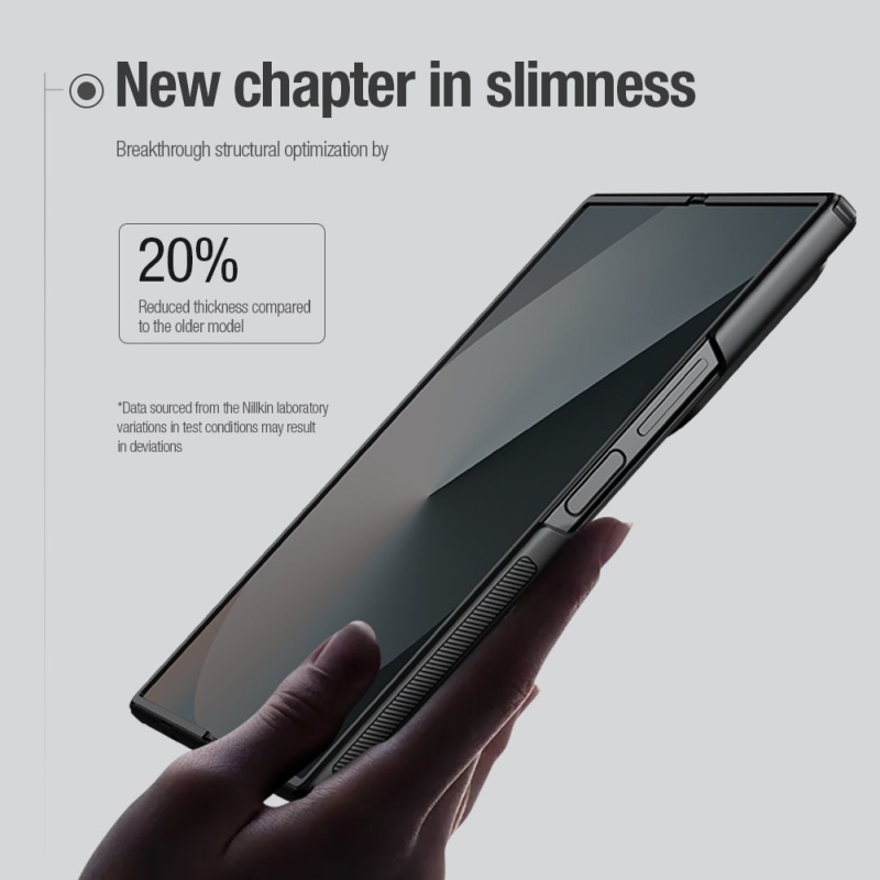 Nillkin Super Frosted FOLD Slot Zadní Kryt pro Samsung Galaxy Z Fold 6 Black