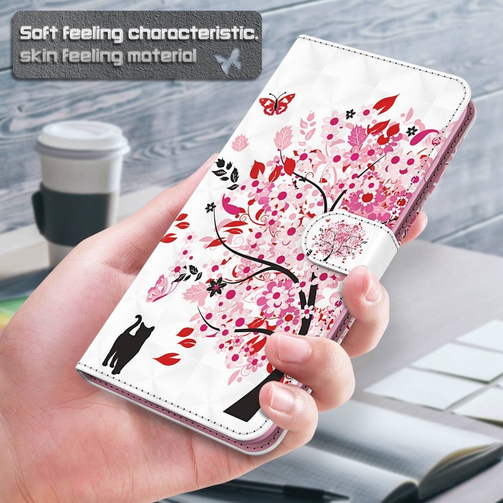 Print knížkové pouzdro na Samsung Galaxy S24 - rozkvetlý strom