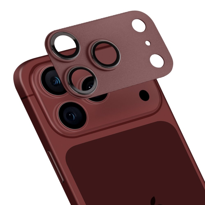 OBAL:ME Camera Island Ochrana Čoček pro Apple iPhone 18 Pro Dark Cherry