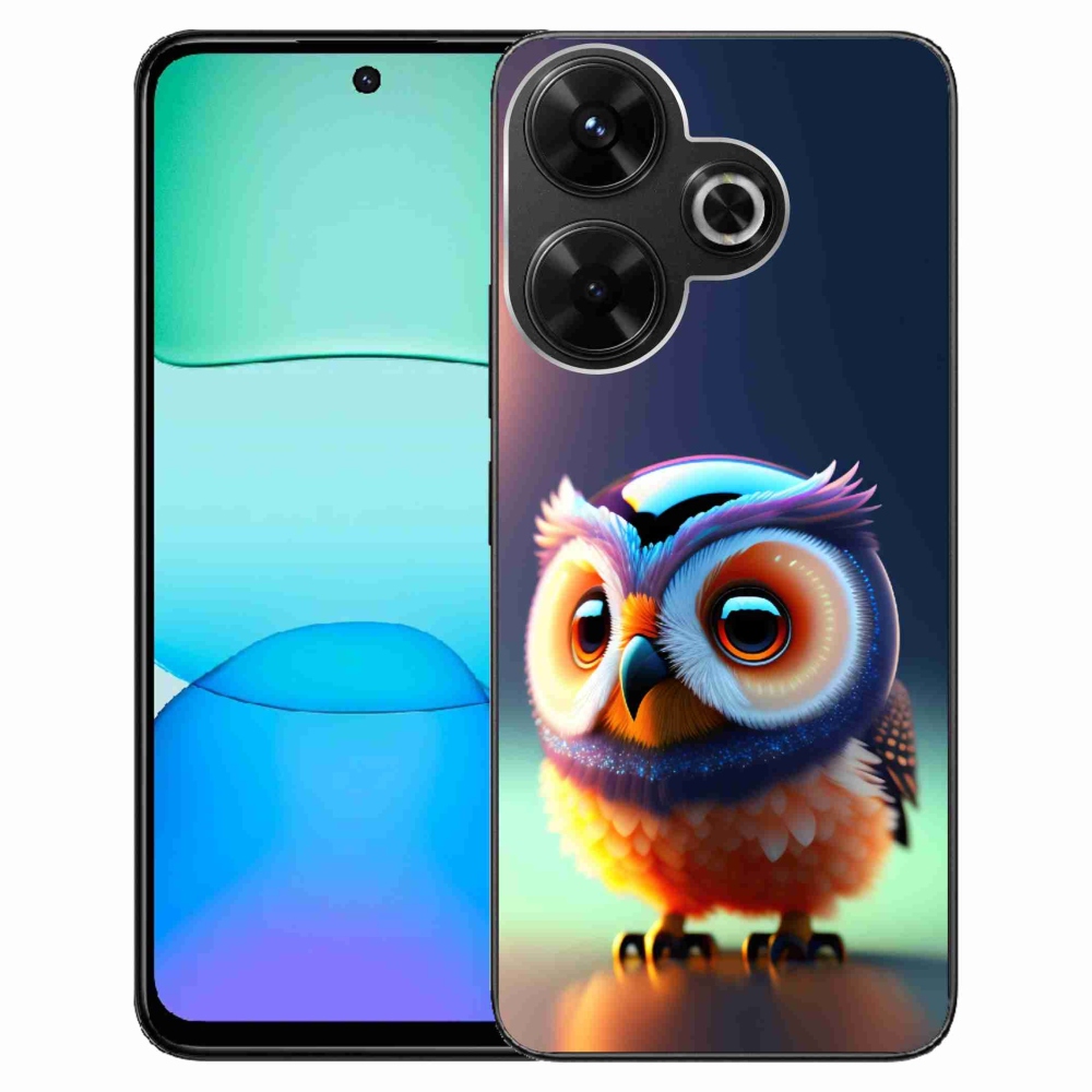 Gelový kryt mmCase na Xiaomi Redmi 13 4G/Poco M6 4G - sovička