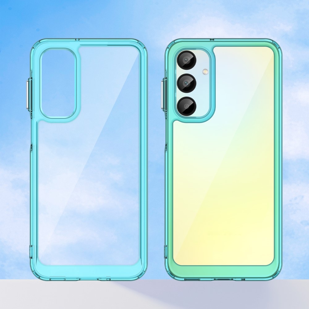 Gelový obal s pevnými zády na Samsung Galaxy A16 4G/5G - světlemodrý