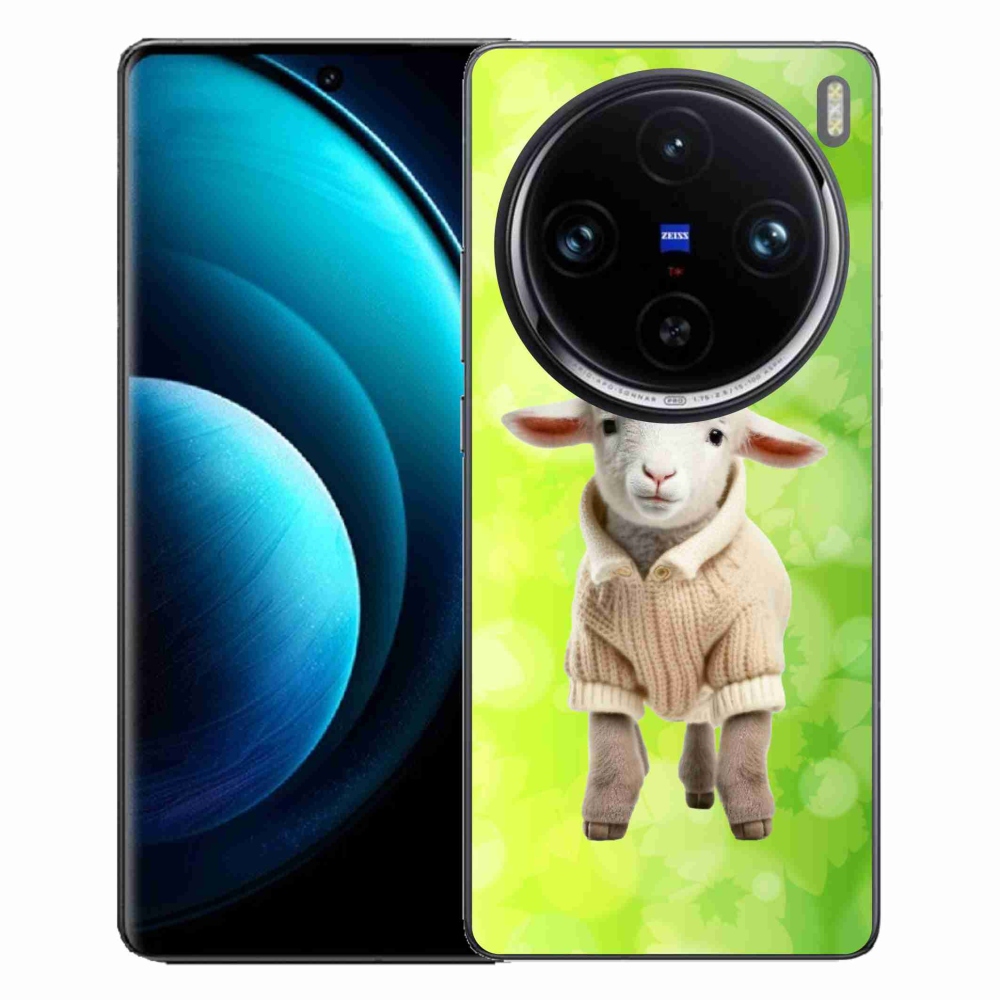 Gelový kryt mmCase na Vivo X100 Pro 5G - jehně ve svetru