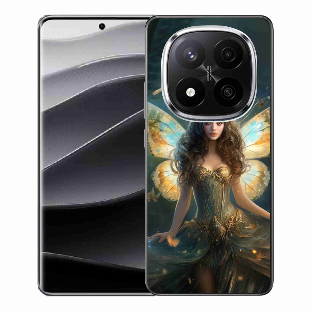 Gelový kryt mmCase na Xiaomi Redmi Note 14 Pro+ 5G - motýlí žena