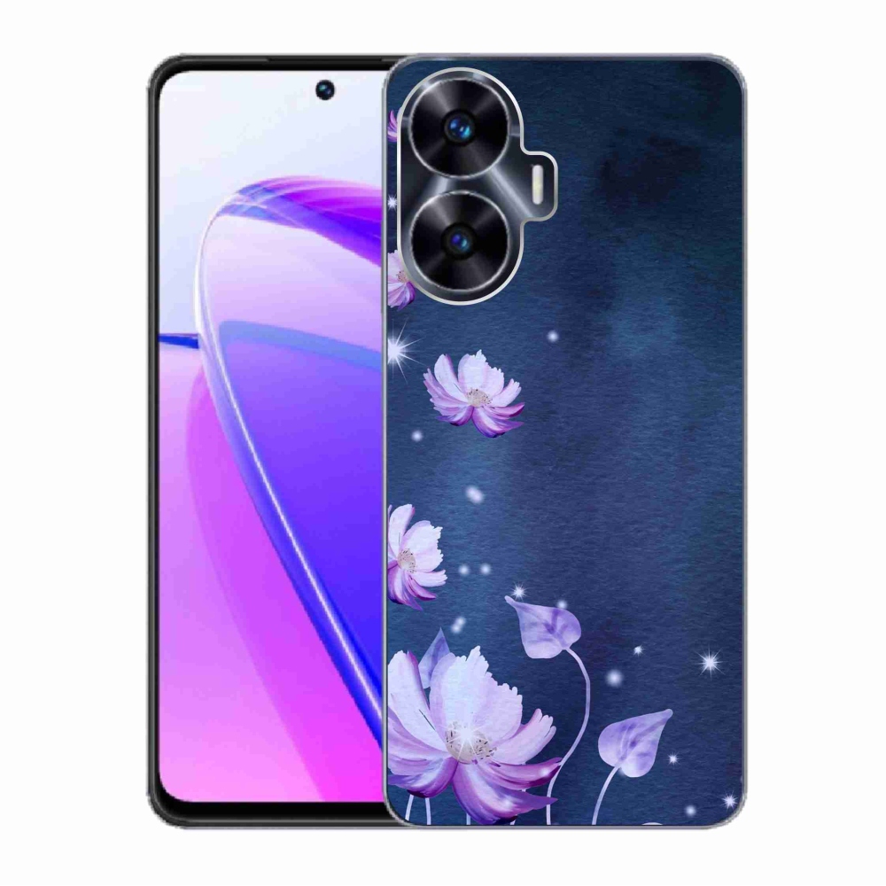 Gelový obal mmCase na Realme C55 - padající květy