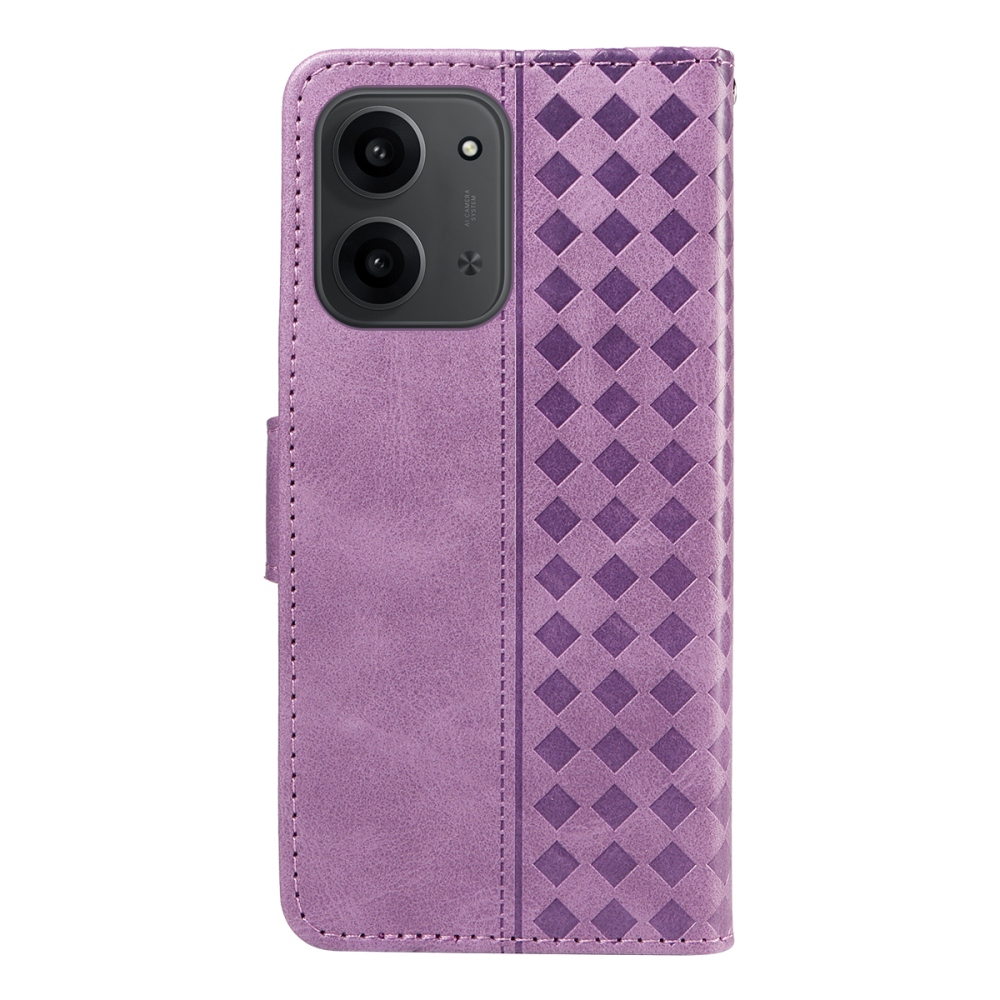Grids knížkové pouzdro na Xiaomi Redmi 15C 4G/5G (173mm) - světlefialové