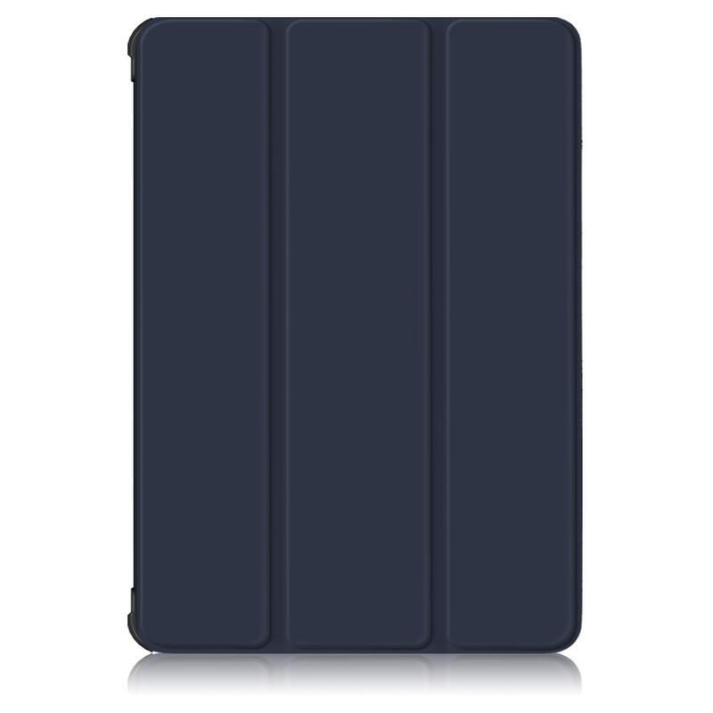 Chytré nastavitelné PU kožené pouzdro pro tablet Samsung Galaxy Tab S7 FE T736 - tmavěmodré