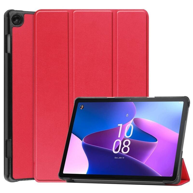Chytré polohovací pouzdro na Lenovo Tab M10 (3.Gen) - červené