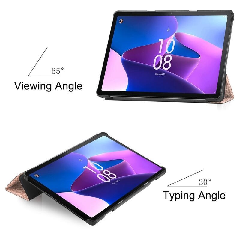 Chytré polohovací pouzdro na Lenovo Tab M10 (3.Gen) - růžovozlaté