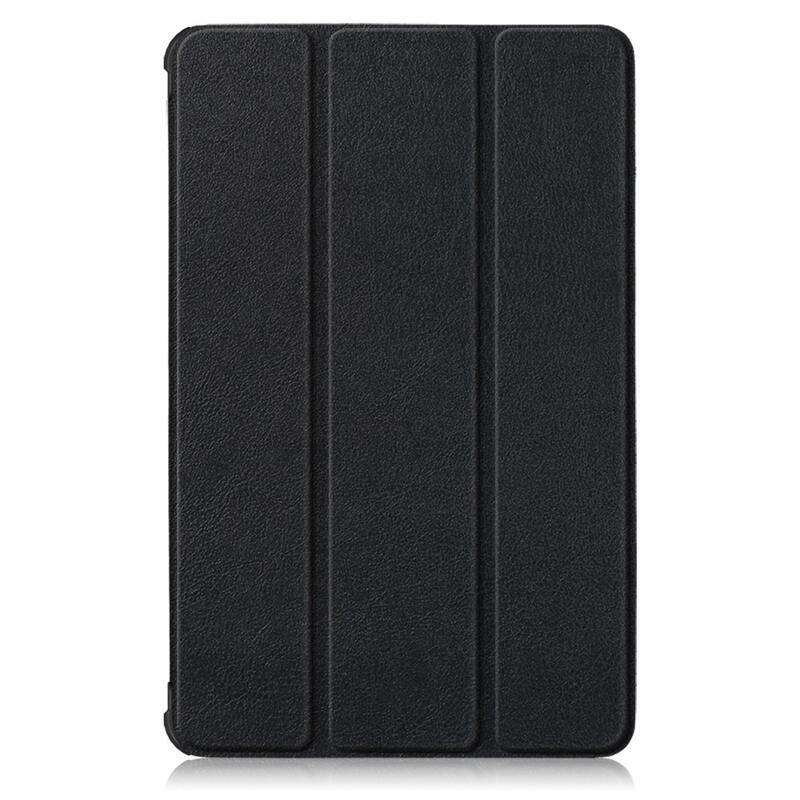 Chytré polohovací PU kožené pouzdro na tablet Lenovo Tab M10 FHD Plus - černé