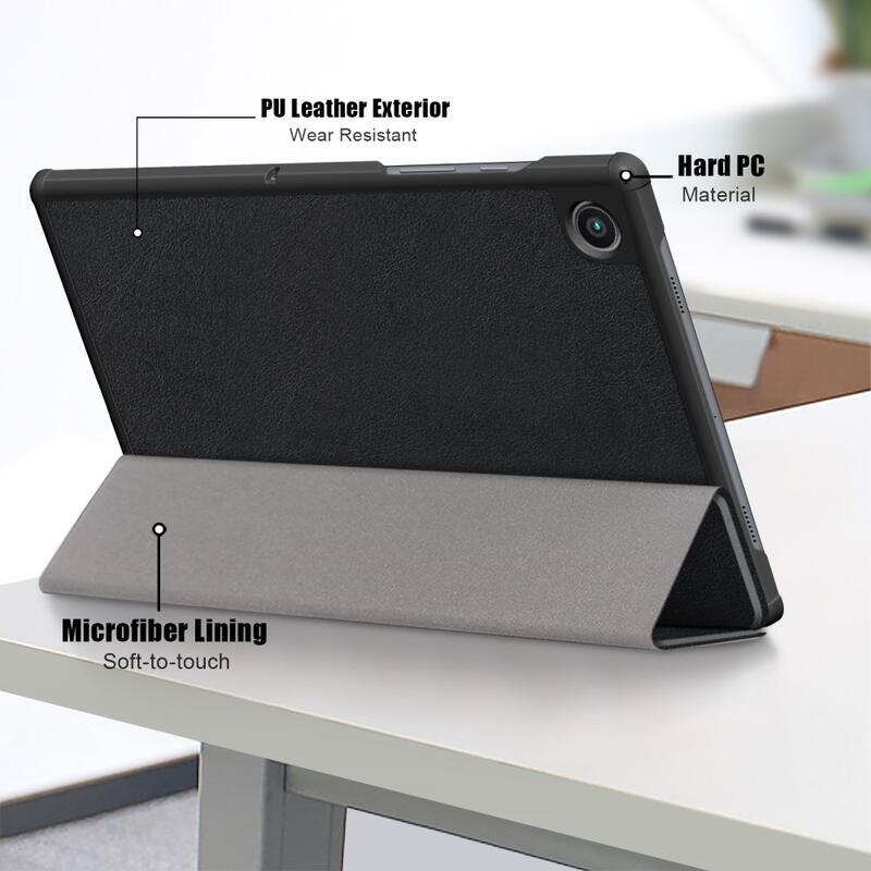 Chytré polohovatelné pouzdro pro Samsung Galaxy Tab A8 10.5 (2021) - černé