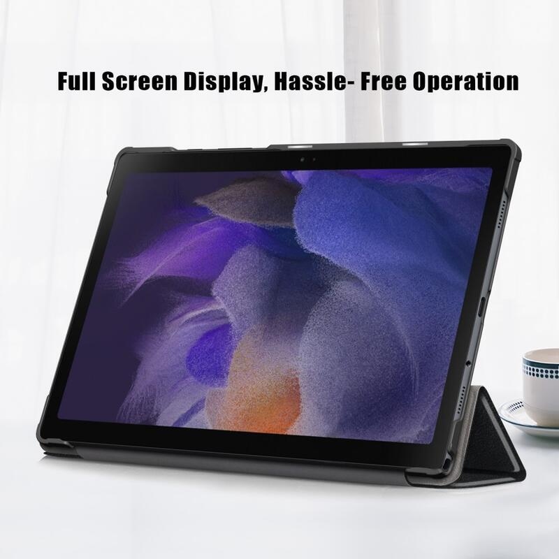 Chytré polohovatelné pouzdro pro Samsung Galaxy Tab A8 10.5 (2021) - černé