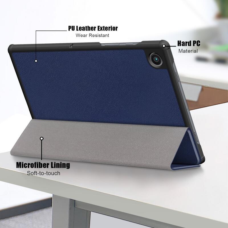 Chytré polohovatelné pouzdro pro Samsung Galaxy Tab A8 10.5 (2021) - modré