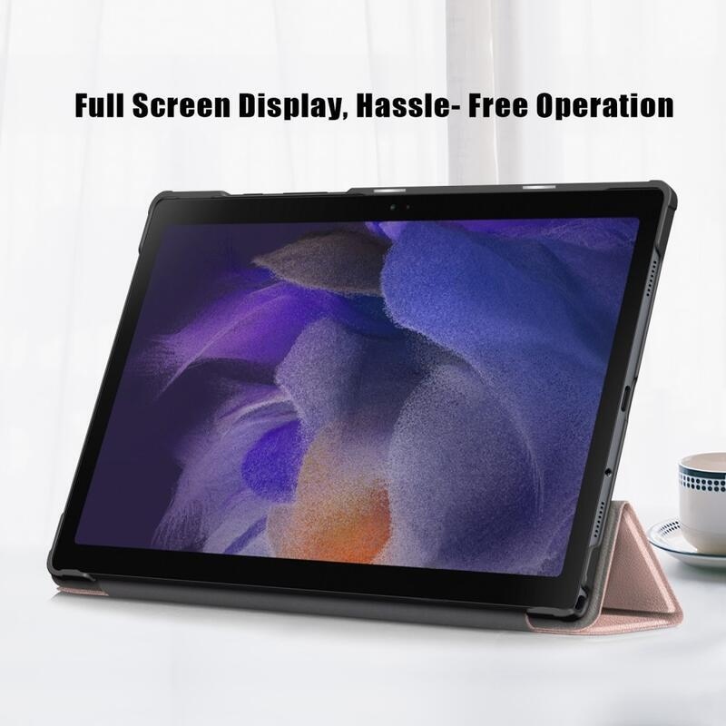 Chytré polohovatelné pouzdro pro Samsung Galaxy Tab A8 10.5 (2021) - růžové