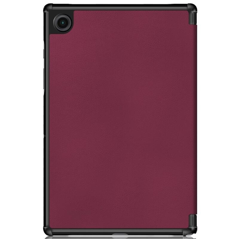 Chytré polohovatelné pouzdro pro Samsung Galaxy Tab A8 10.5 (2021) - vínové