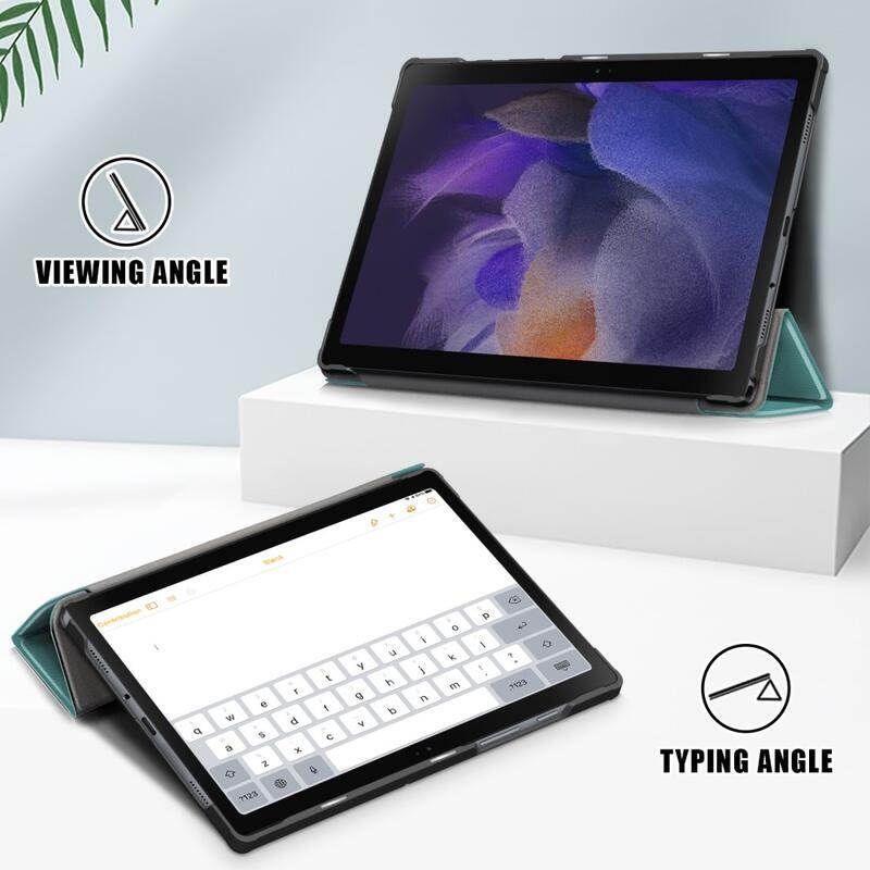 Chytré polohovatelné pouzdro pro Samsung Galaxy Tab A8 10.5 (2021) - zelené