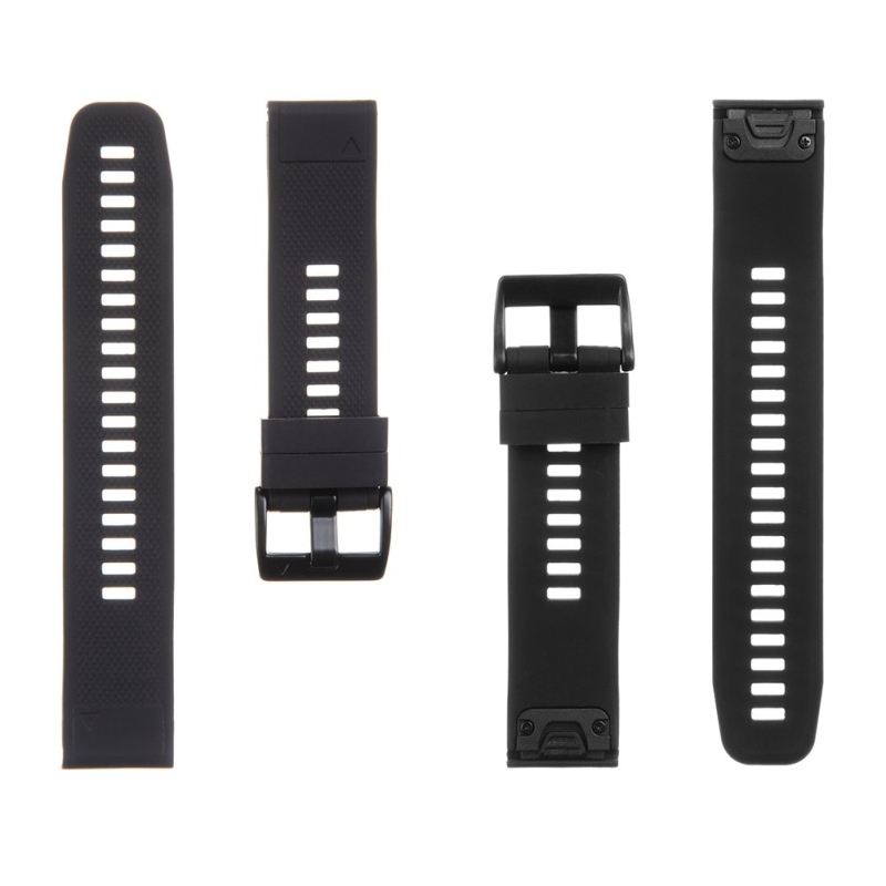Tactical 426 Silikonový Řemínek pro Garmin Fenix 5/6/7 QuickFit 22mm Black