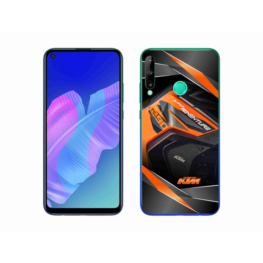 Gelový kryt mmCase na Huawei P40 Lite E - motorka ktm