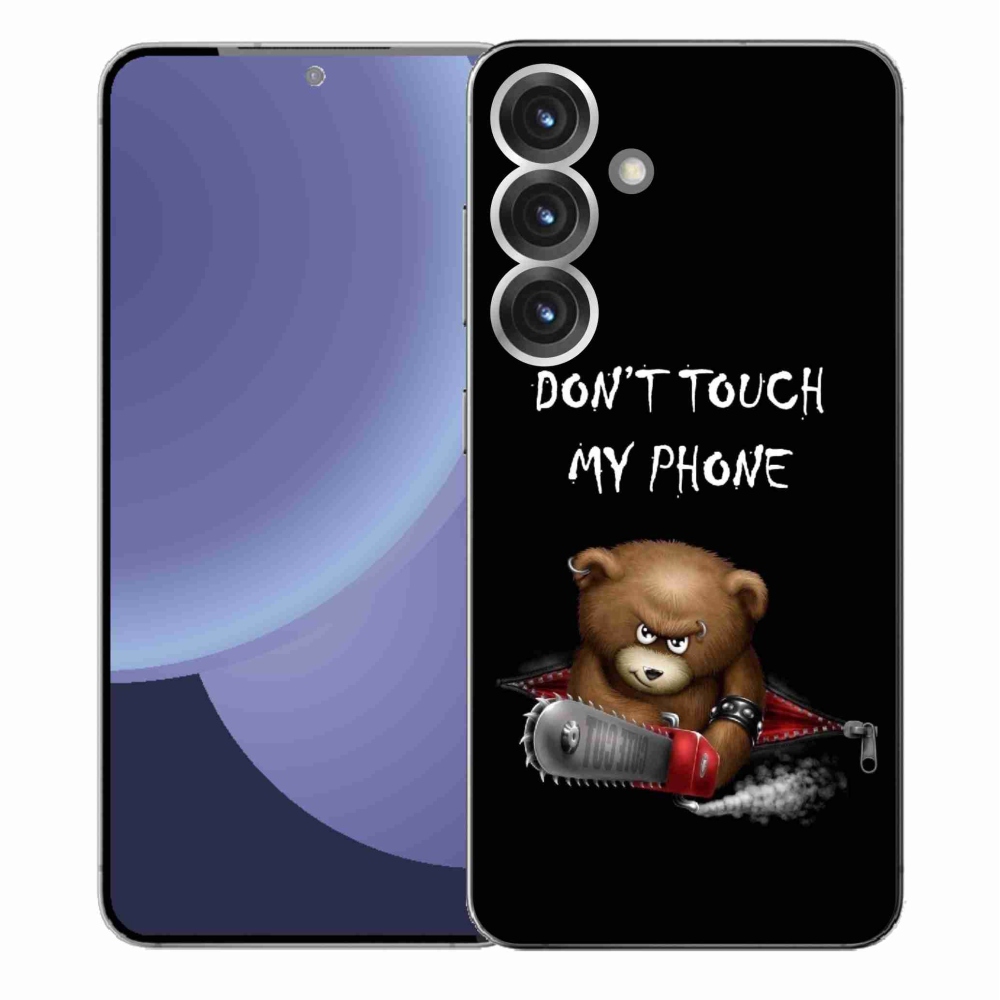Gelový kryt mmCase na Samsung Galaxy S25+ - nesahej na telefon