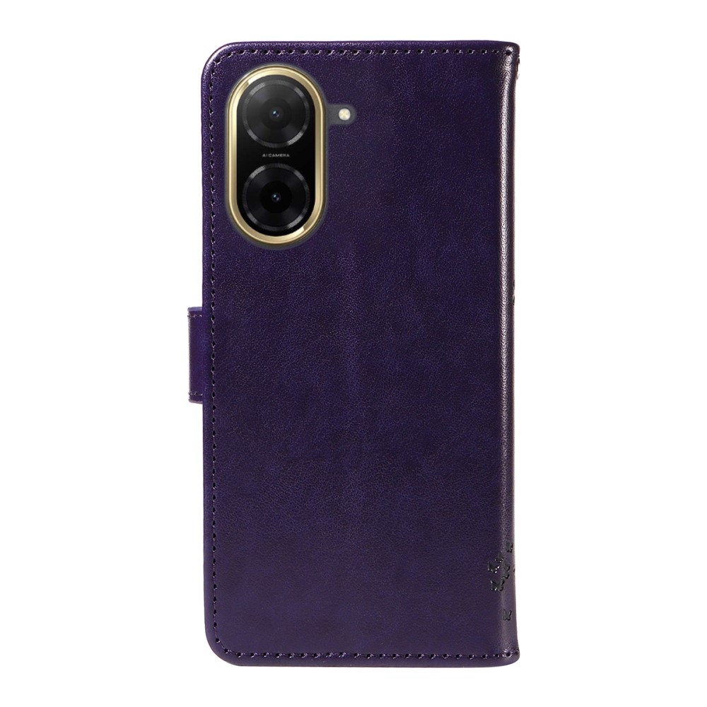 Trees knížkové pouzdro na Xiaomi Redmi A5 (173.45x79.35x8.45mm) - tmavěfialové