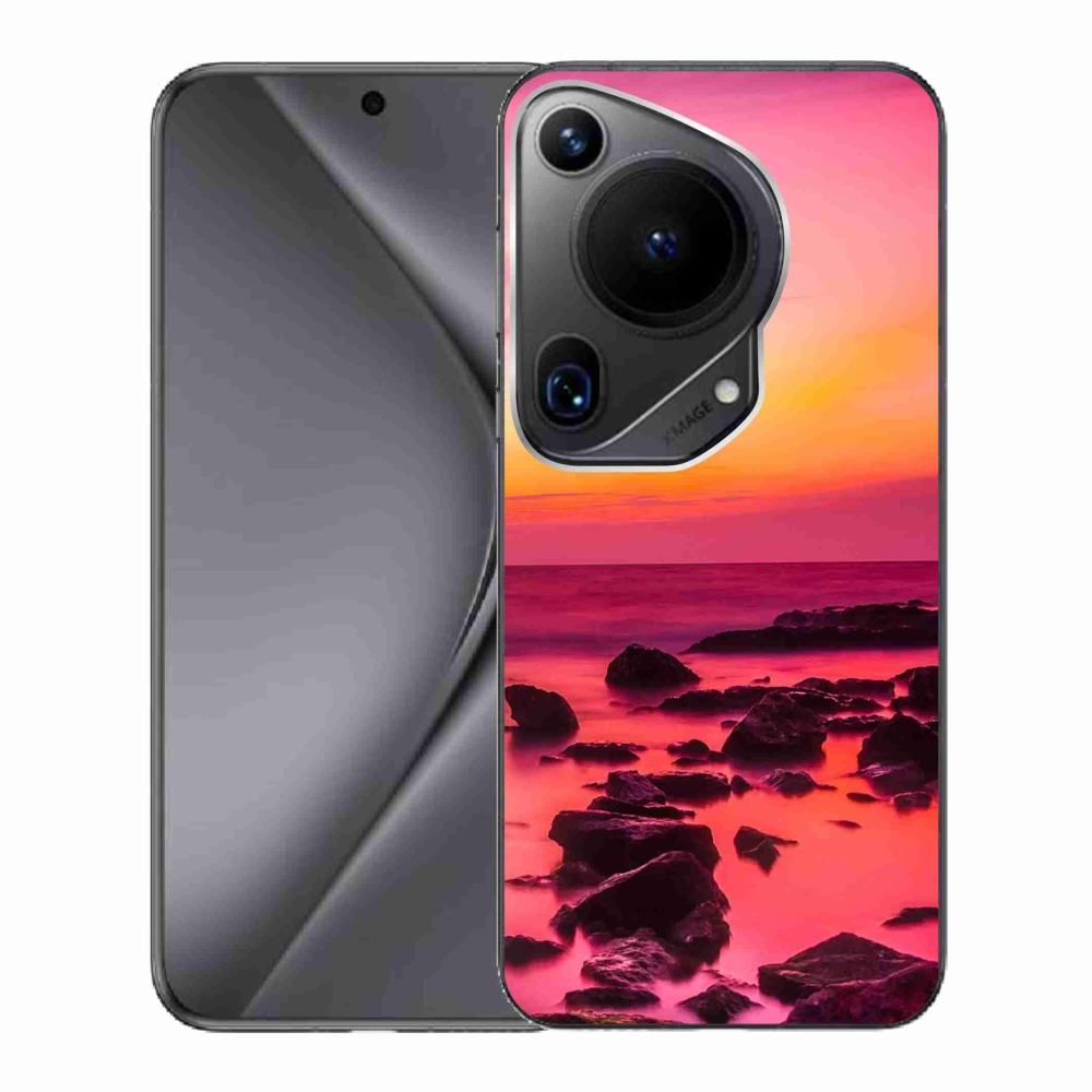 Gelový kryt mmCase na Huawei Pura 70 Ultra - moře a záře