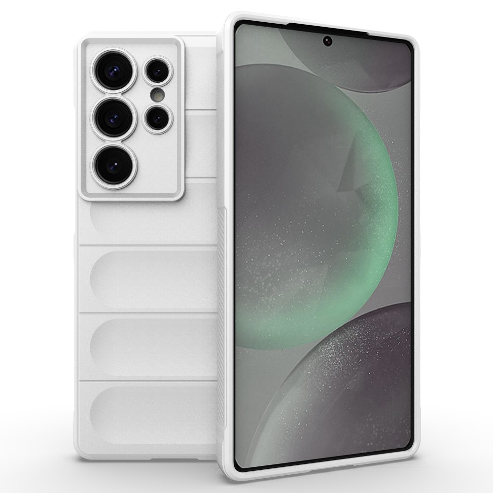 Rugg odolný gelový obal na Samsung Galaxy S25 Ultra - bílý