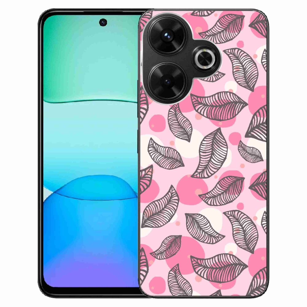 Gelový kryt mmCase na Xiaomi Redmi 13 4G/Poco M6 4G - kreslené padající listy