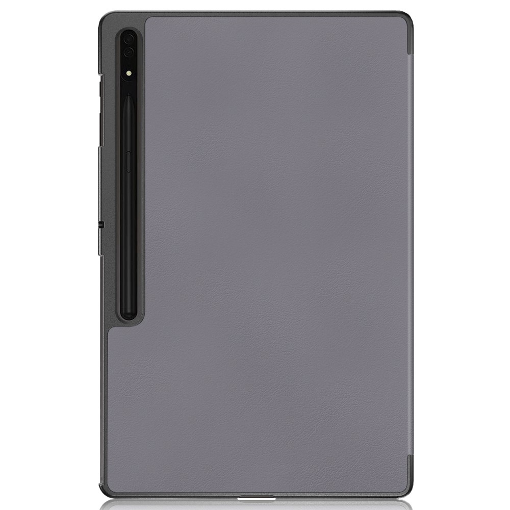 Case chytré zavírací pouzdro na Samsung Galaxy Tab S9 Ultra/Tab S10 Ultra - šedé