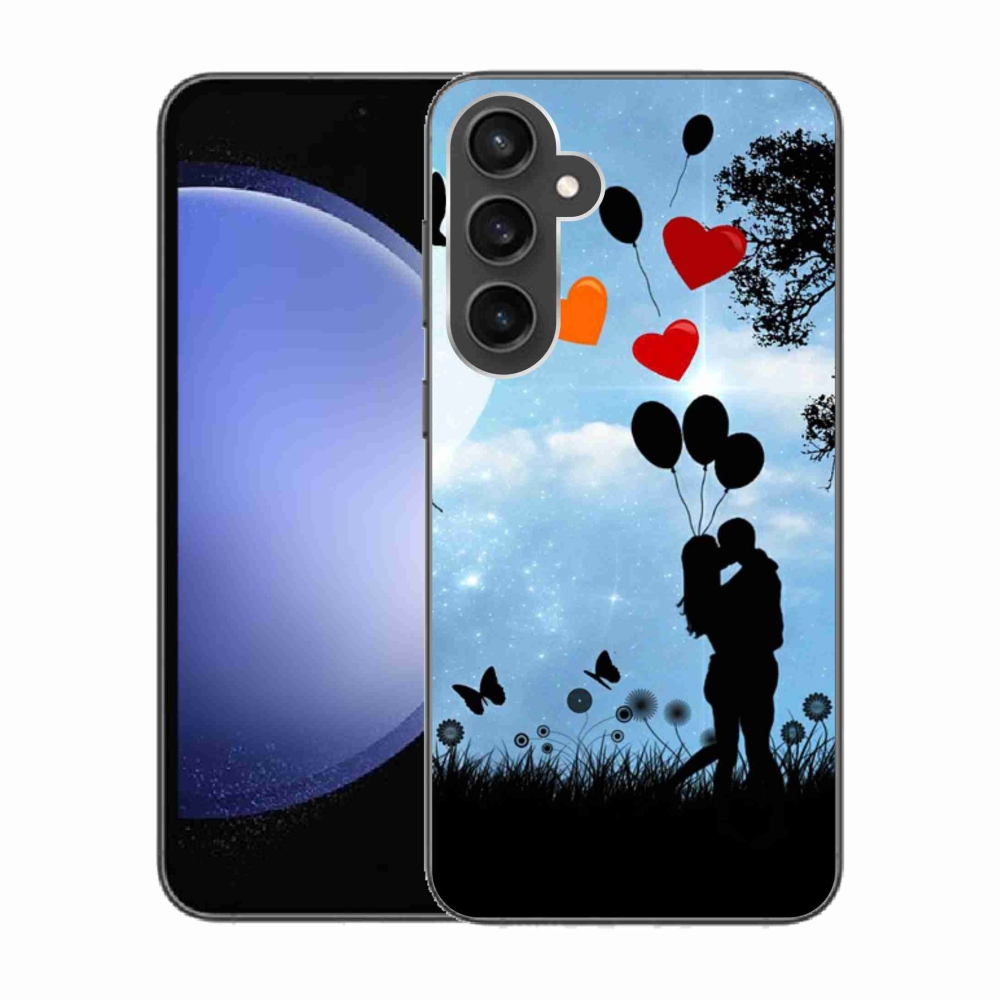 Gelový obal mmCase na Samsung Galaxy S23 FE - zamilovaný pár