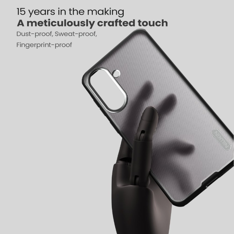 Nillkin Super Frosted PRO Zadní Kryt pro Samsung Galaxy A37 Transparent Black