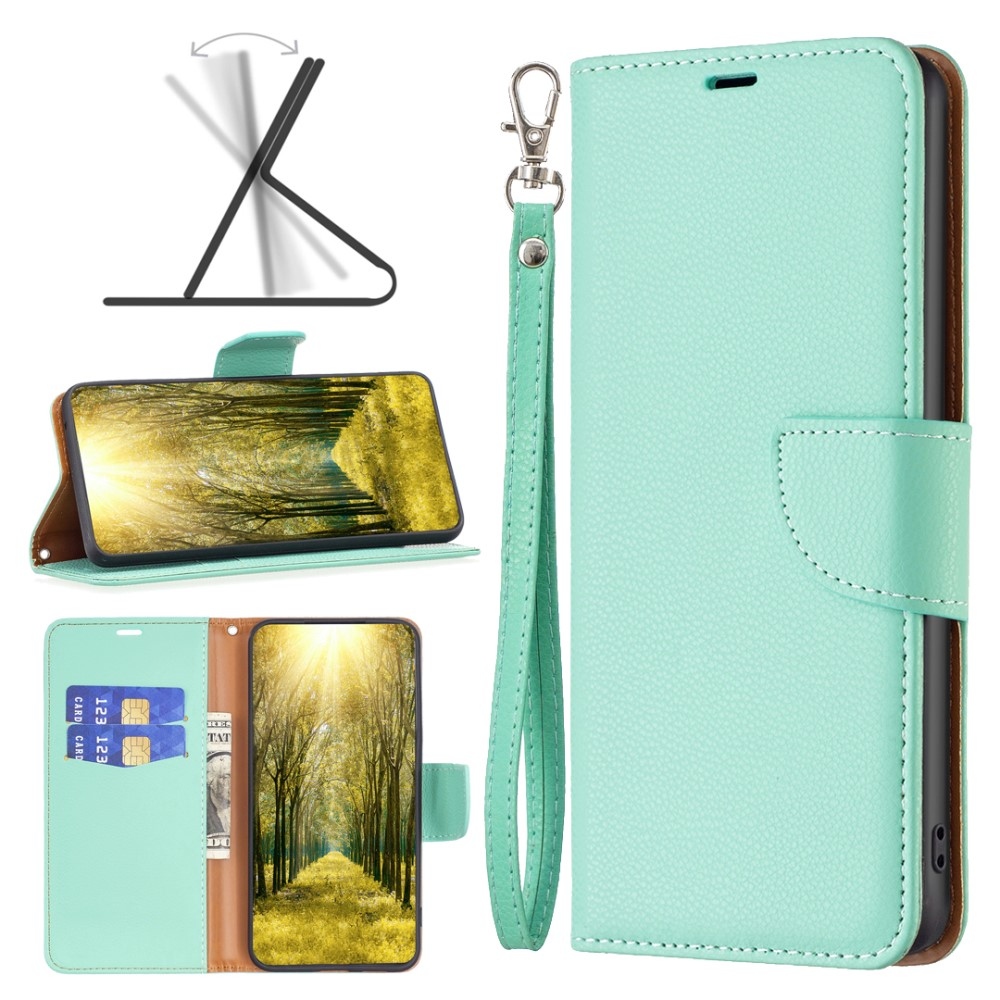 Case knížkové pouzdro na Xiaomi Redmi Note 13 Pro+ 5G - modrozelené